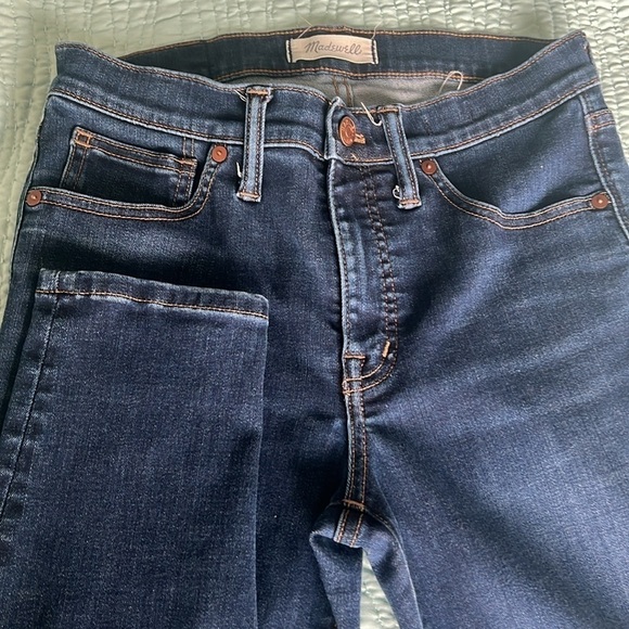 MADEWELL  9” Hi Rise skinny blue jeans. NEW - Picture 8 of 8